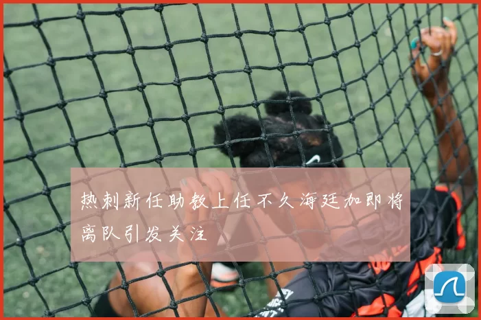 热刺新任助教上任不久海廷加即将离队引发关注